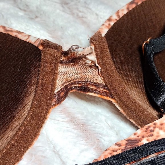 Danskin Intimates Women's 34C Brown Beige Underwire Bra - Picture 6 of 7